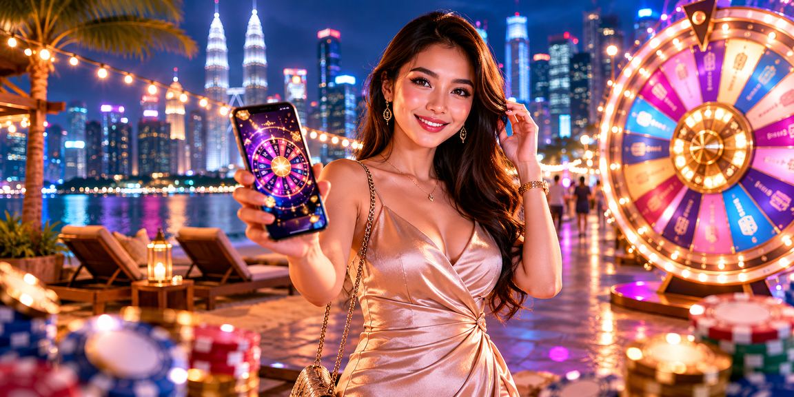 Permainan roulette Kuala Lumpur dengan suasana kasino malam jackpot
